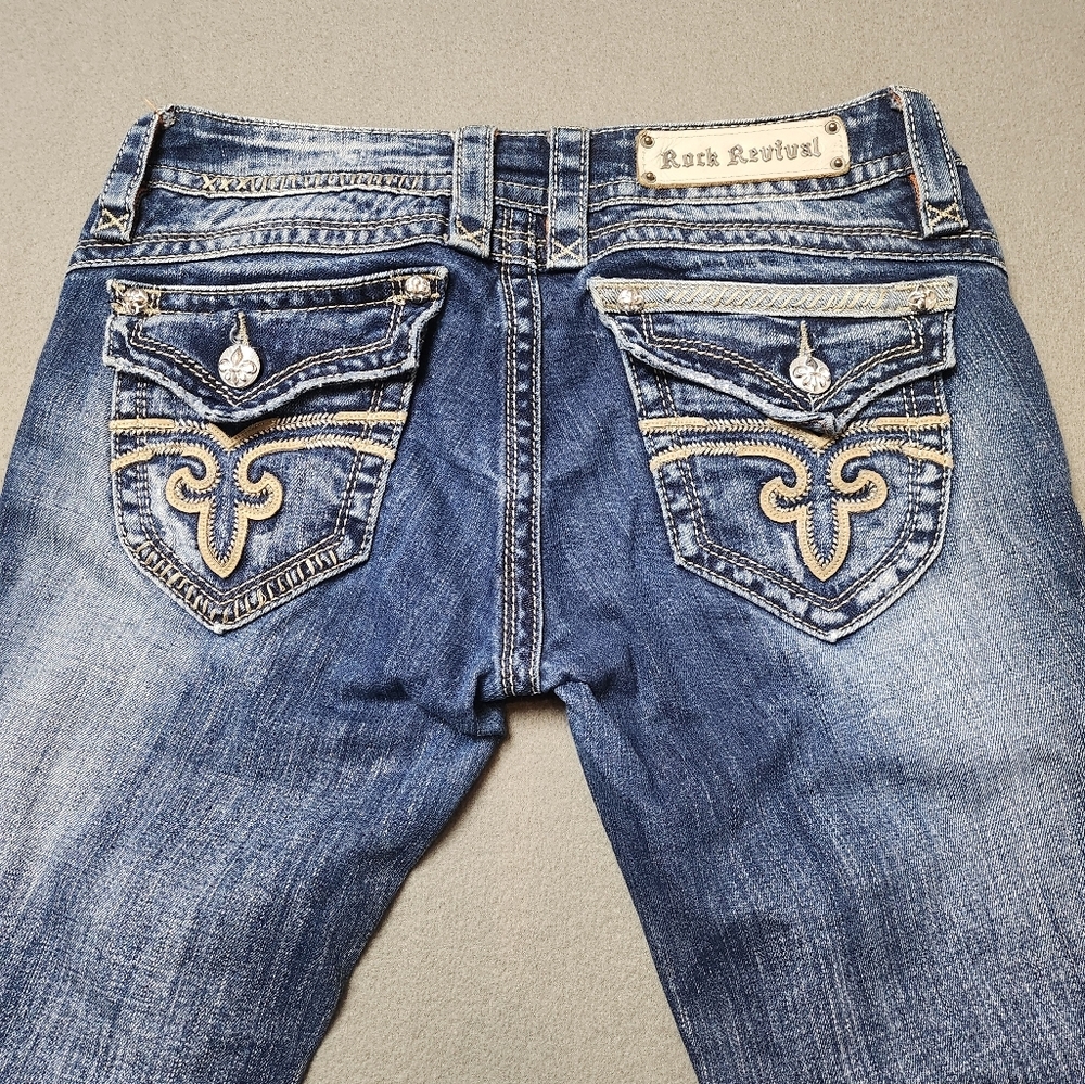 Rock revival jeans, Gwen Capri size 28 Crop